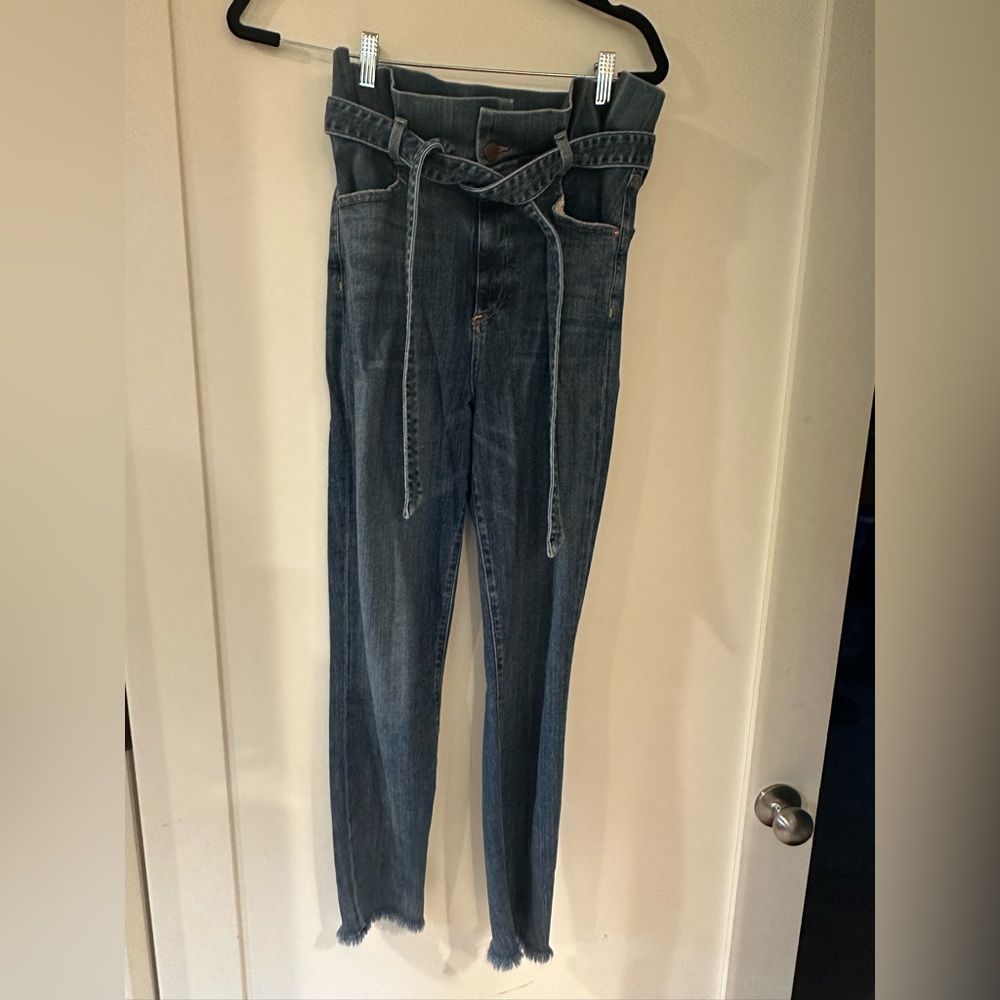 Alice and Olivia cropped jeans